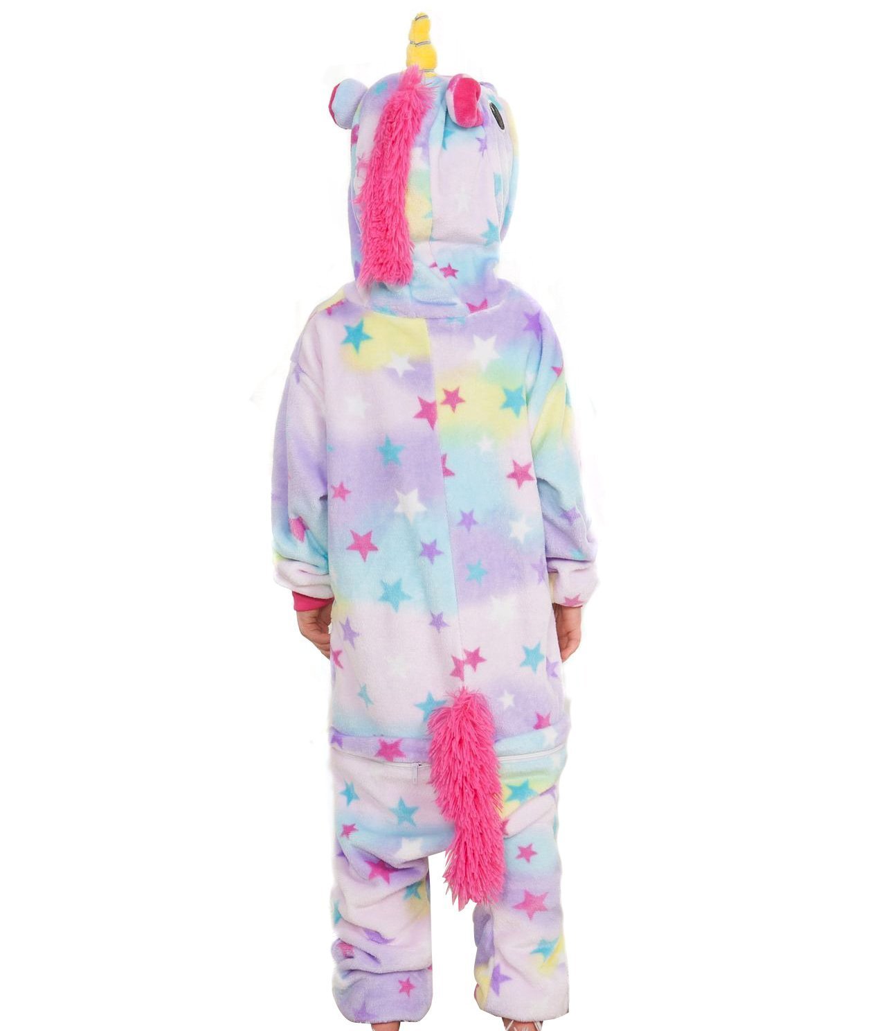 BuyKids Dreaming Star Print Unicorn Kigurumi Onesies Pajamas Now Cheaper With 3 - 5 Days Ship - PajamasBuy