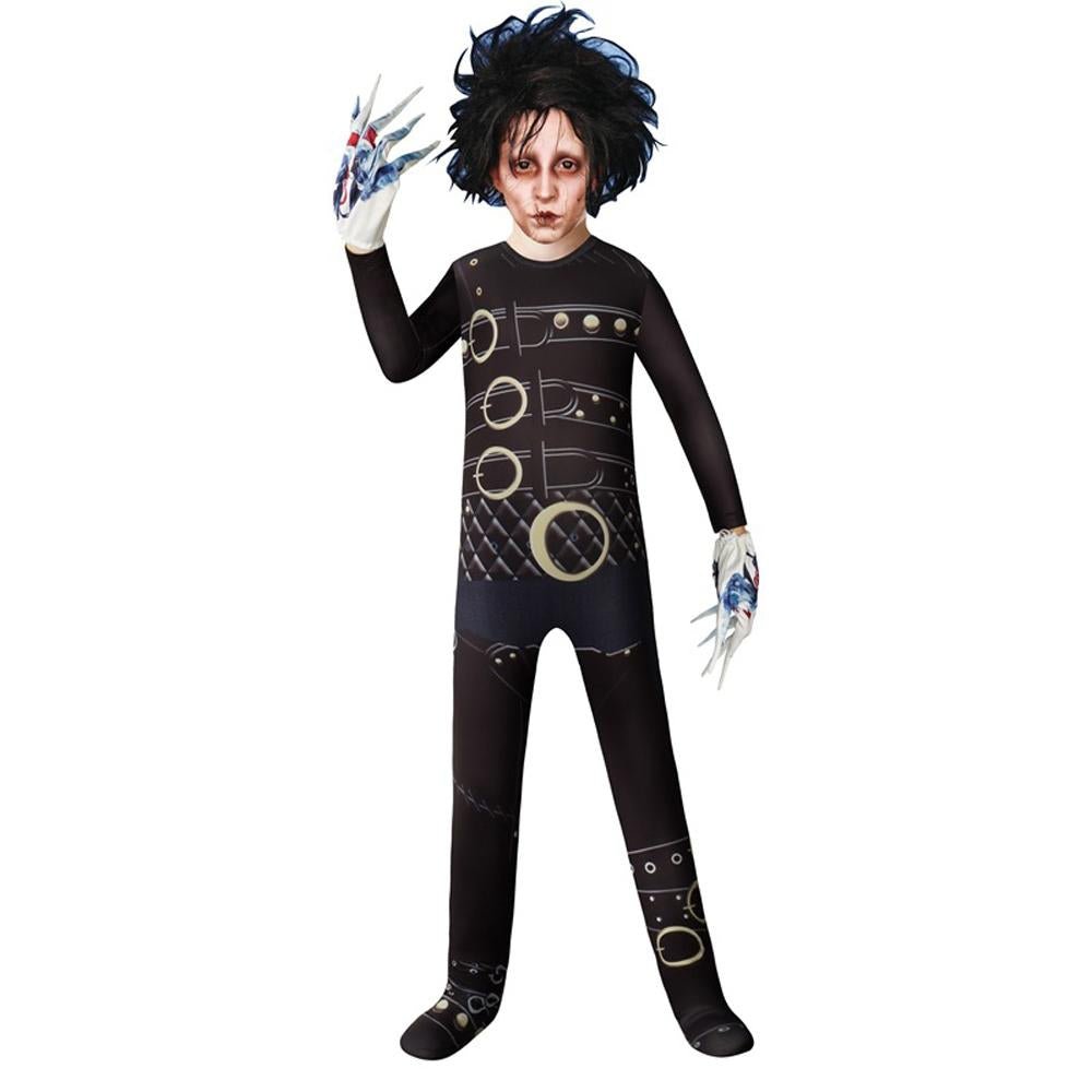 BuyKids Edward scissorhands costume Jumpsuit Halloween Now Cheaper With 3 - 5 Days Ship - PajamasBuy