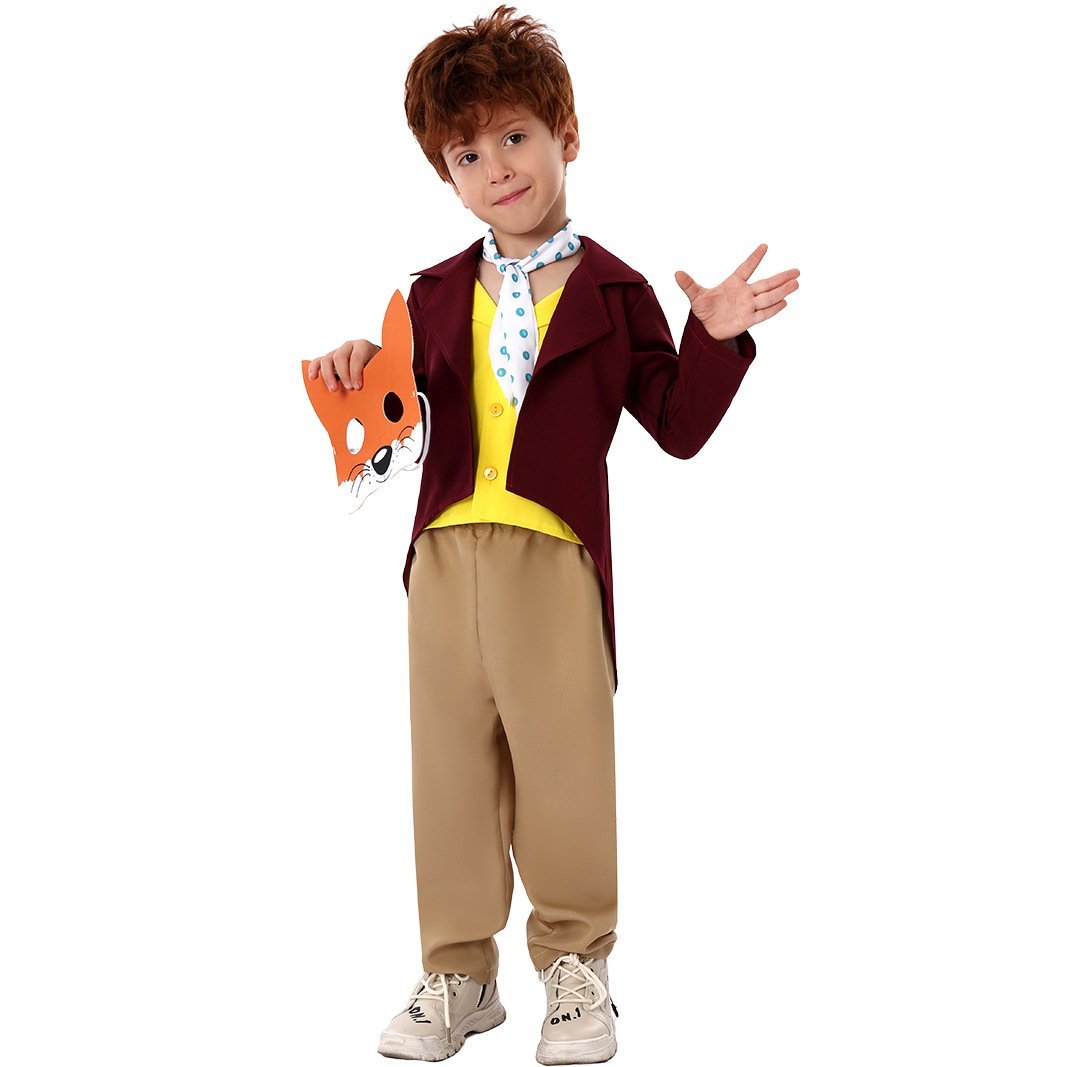 BuyKids Fantastic Mr. Fox Animal Halloween Cosplay Party Costumes Now Cheaper With 3 - 5 Days Ship - PajamasBuy