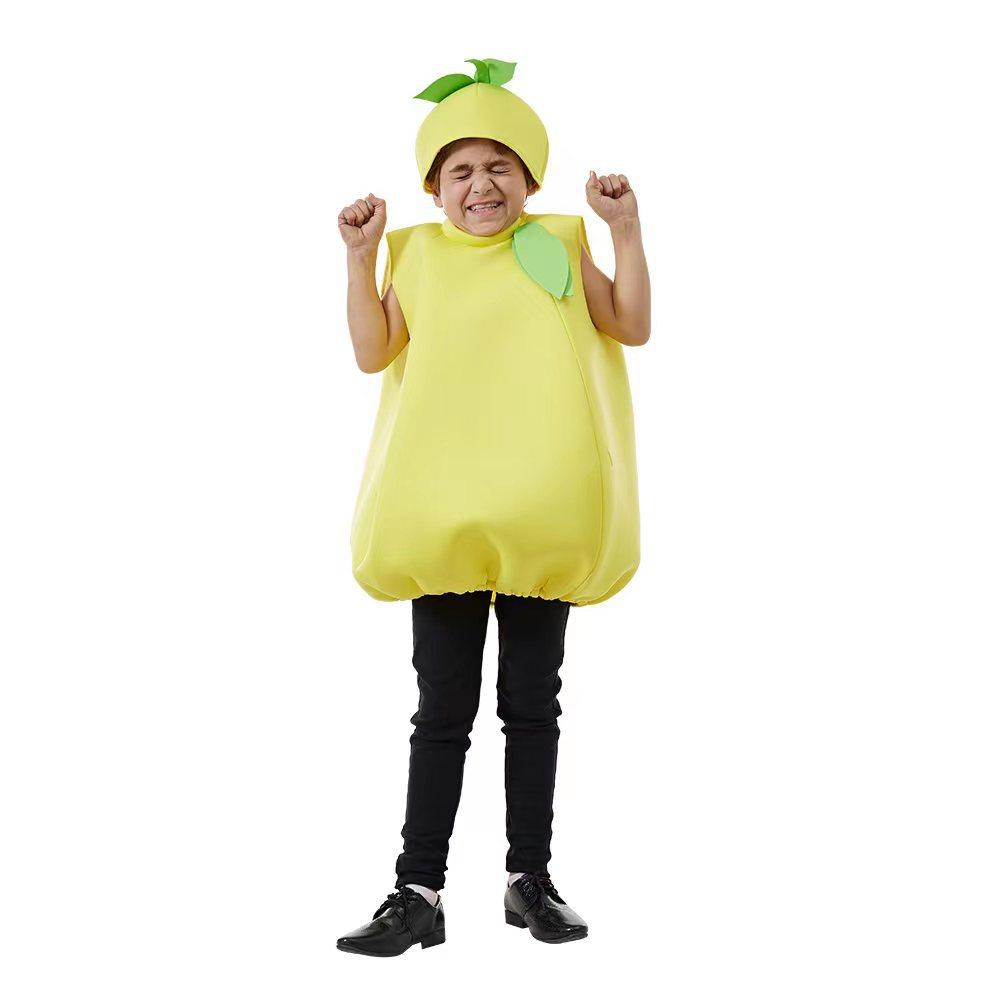 BuyKids Lemon Baby Fruit Jumpsuit Halloween Cosplay School Party Costumes Now Cheaper With 3 - 5 Days Ship - PajamasBuy