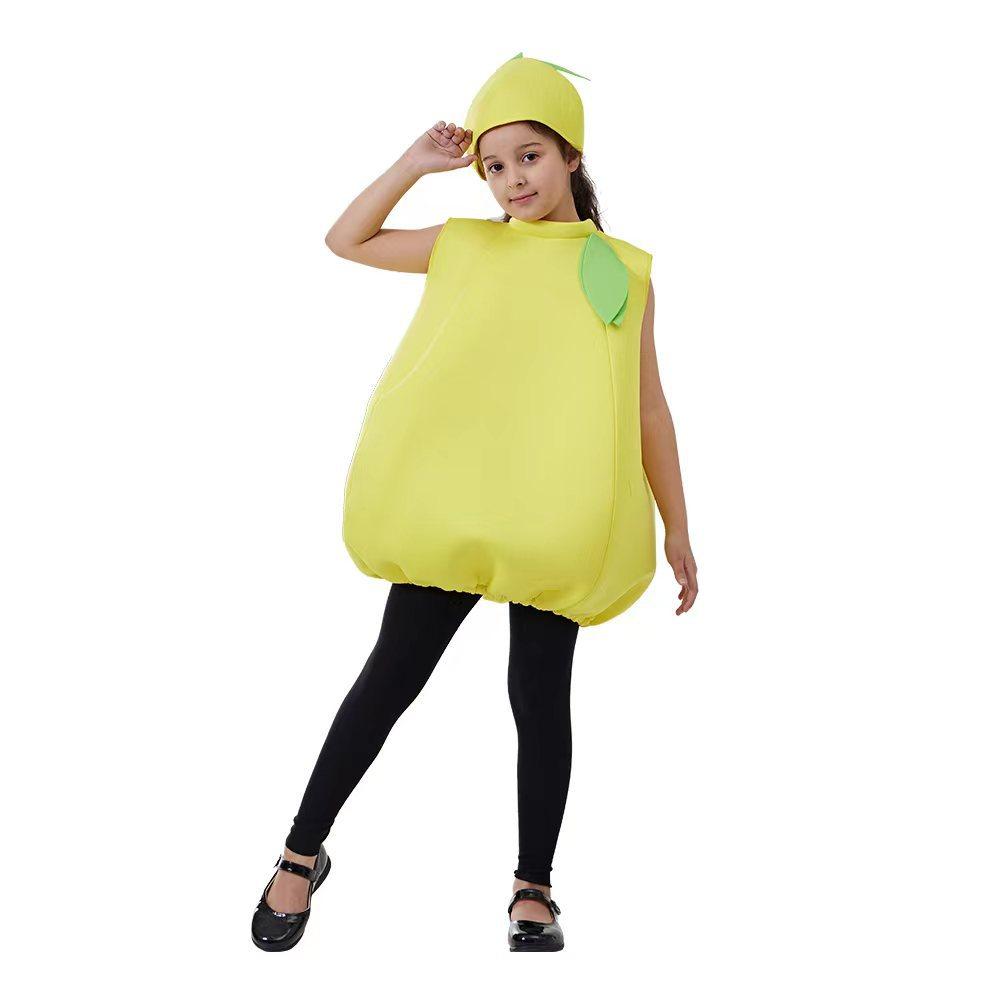 BuyKids Lemon Baby Fruit Jumpsuit Halloween Cosplay School Party Costumes Now Cheaper With 3 - 5 Days Ship - PajamasBuy