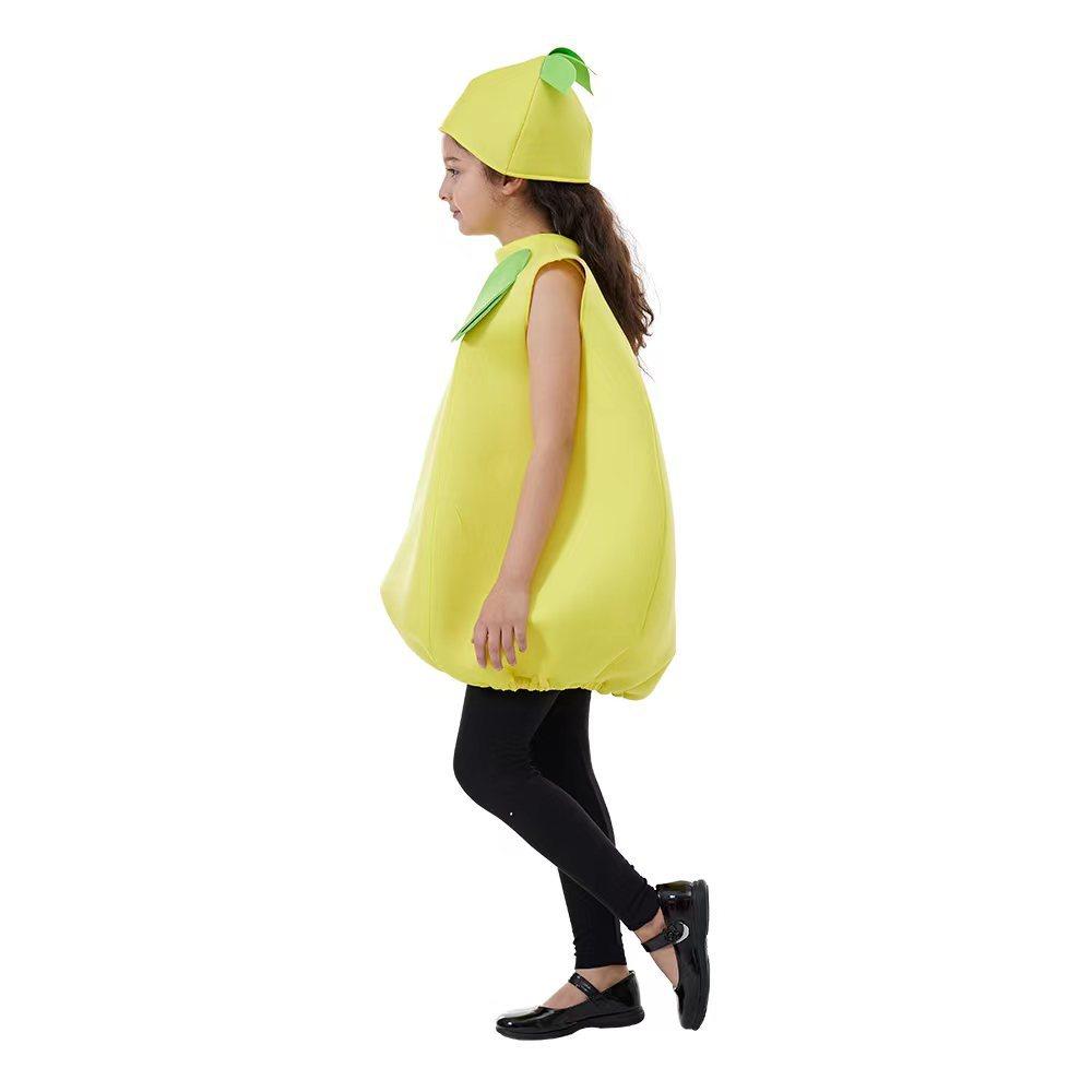 BuyKids Lemon Baby Fruit Jumpsuit Halloween Cosplay School Party Costumes Now Cheaper With 3 - 5 Days Ship - PajamasBuy