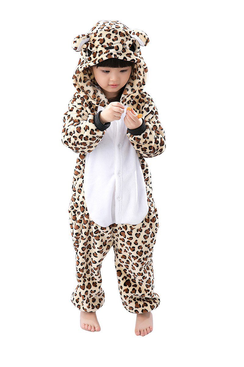 BuyKids Leopard Bear Onesies Animal Kigurumi Costume Pajamas Now Cheaper With 3 - 5 Days Ship - PajamasBuy