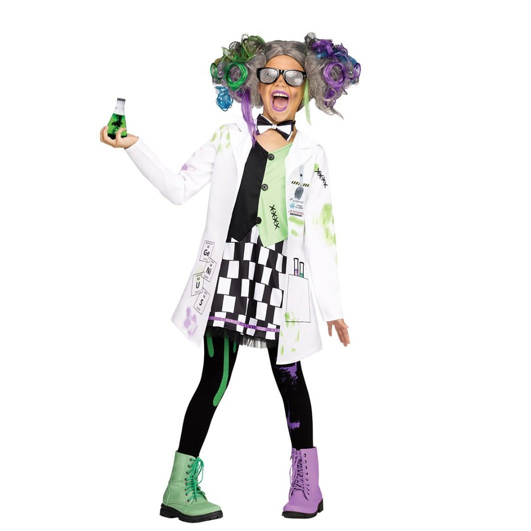 BuyKids Mad Scientist Costume Halloween Cosplay Outfits Now Cheaper With 3 - 5 Days Ship - PajamasBuy