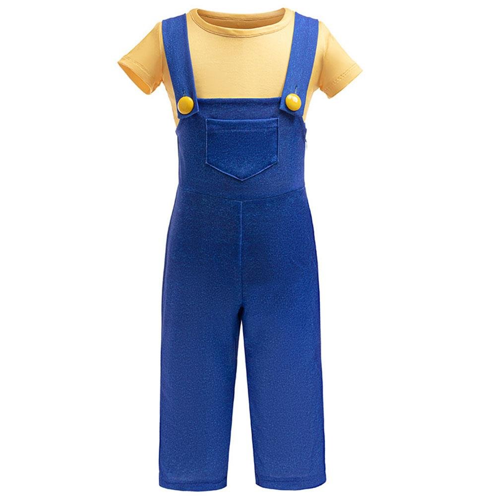 BuyKids Minions Cosplay Costume Boys' Suspender Outfit for Halloween Parties Now Cheaper With 3 - 5 Days Ship - PajamasBuy