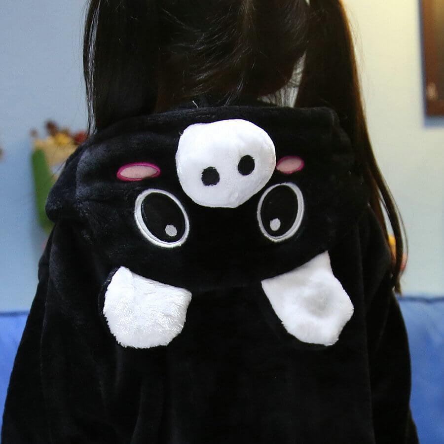 BuyKids Onesie Hoodie Black Pig Animal Pajamas Kigurumi Costume Now Cheaper With 3 - 5 Days Ship - PajamasBuy