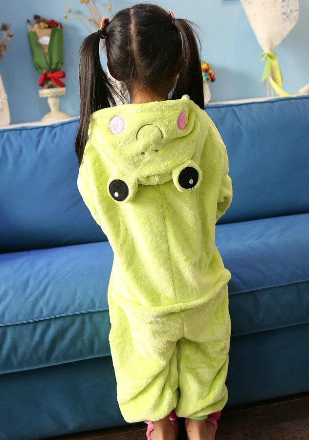 Kids Onesies Hoodie Frog Animal Pajamas Kigurumi Costume - Pajamasbuy