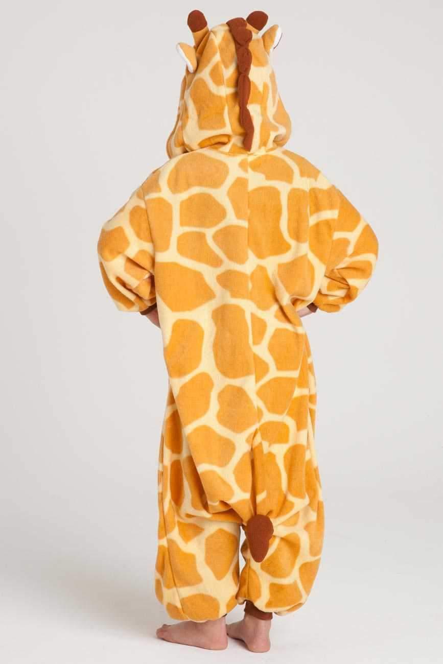 Kids Onesies Hoodie Giraffe Animal Pajamas Kigurumi Costume - Pajamasbuy