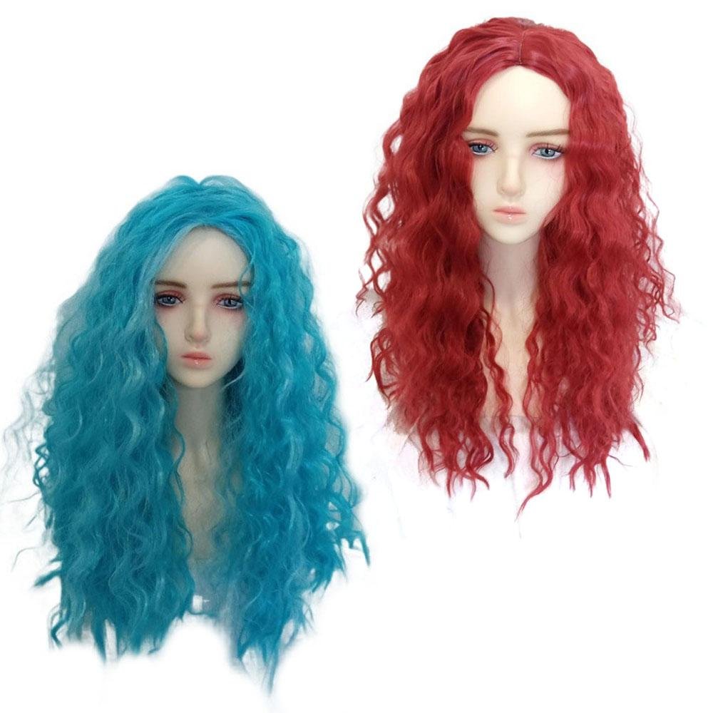 BuyKids' Uliana Costume Blue and Red Wig - Descendants 4: The Rise of Red Now Cheaper With 3 - 5 Days Ship - PajamasBuy