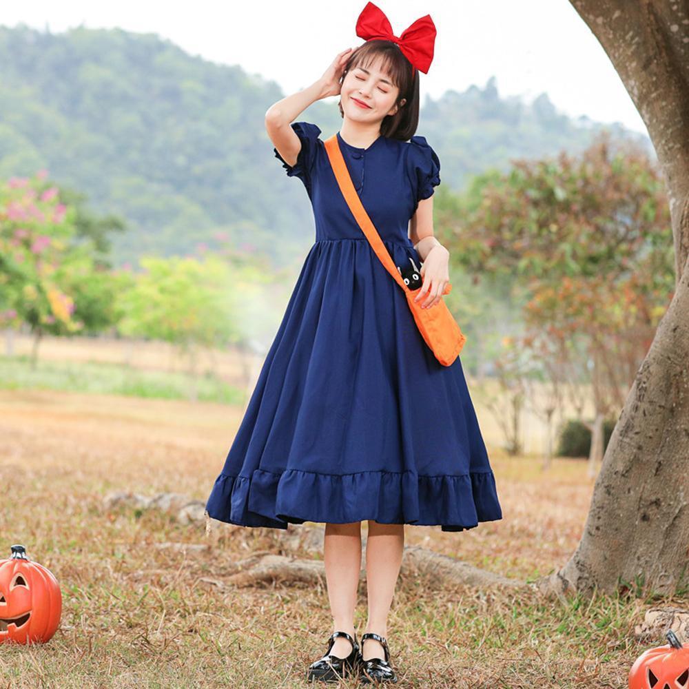 BuyKiki's Delivery Service Kiki and Gigi cosplay costumes dress for mom and me Now Cheaper With 3 - 5 Days Ship - PajamasBuy