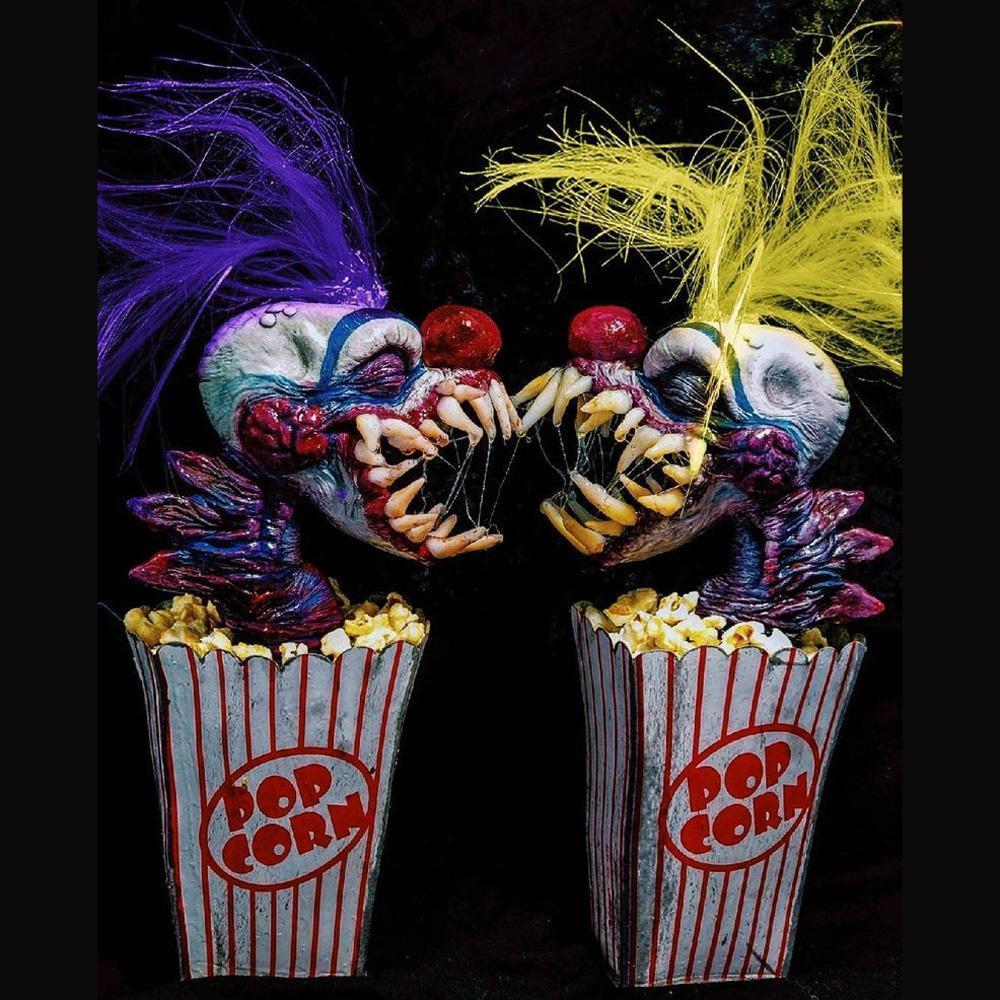 BuyKiller Klowns from Outer Space Halloween Popcorn Killer Klowns Sculpture Painting Now Cheaper With 3 - 5 Days Ship - PajamasBuy