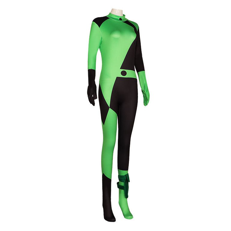 BuyKim Possible Shego Costume Bodysuit Jumpsuit Party Halloween Now Cheaper With 3 - 5 Days Ship - PajamasBuy