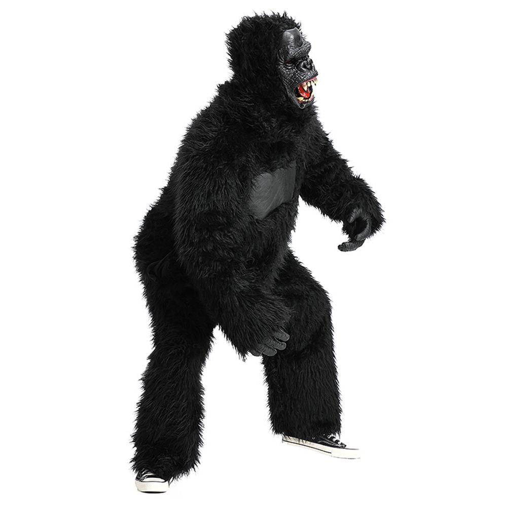 King Kong Chimpanzee Animal Adult Jumpsuit Cosplay Costume Carnival - Pajamasbuy