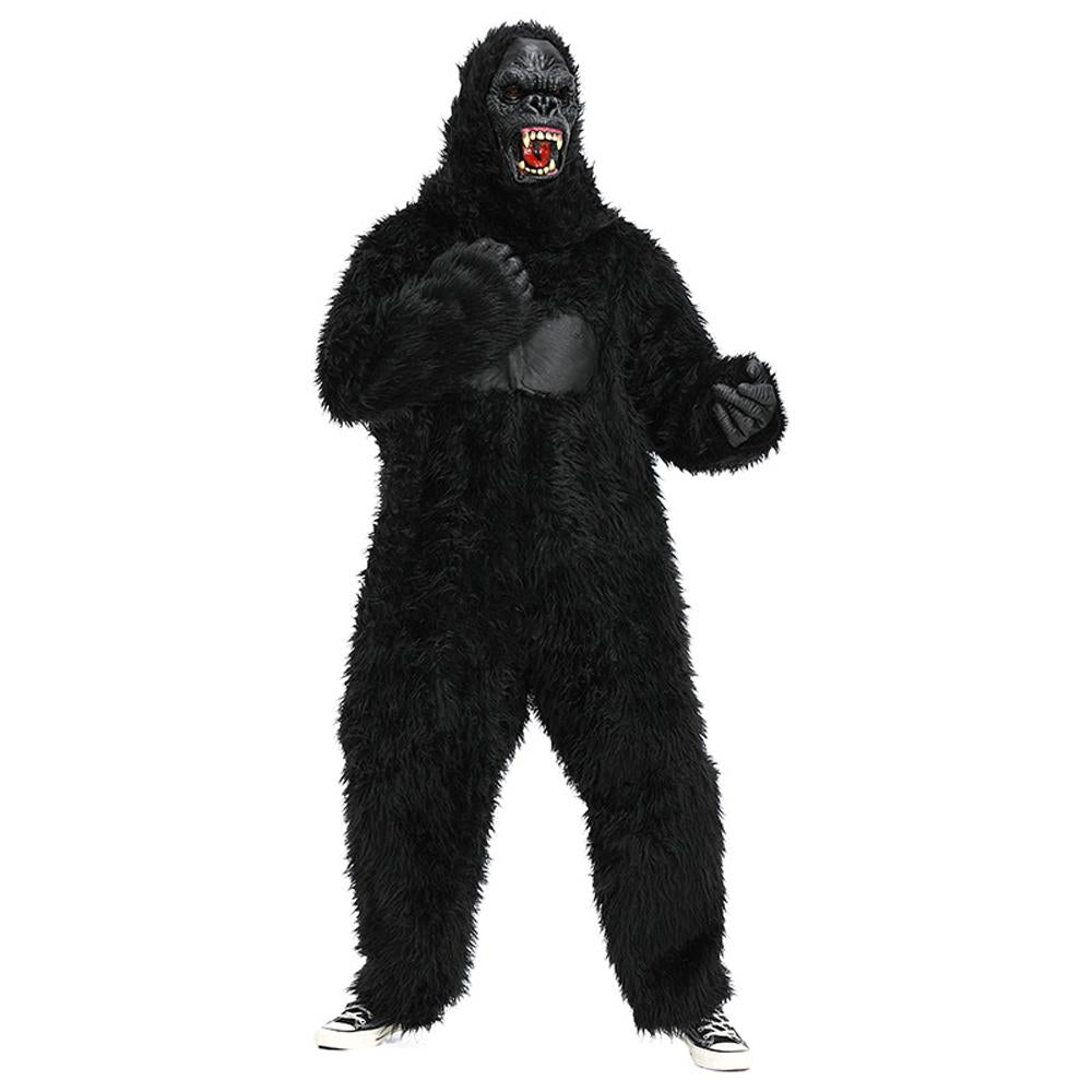 BuyKing Kong Chimpanzee Animal Adult Jumpsuit Cosplay Costume Carnival Now Cheaper With 3 - 5 Days Ship - PajamasBuy