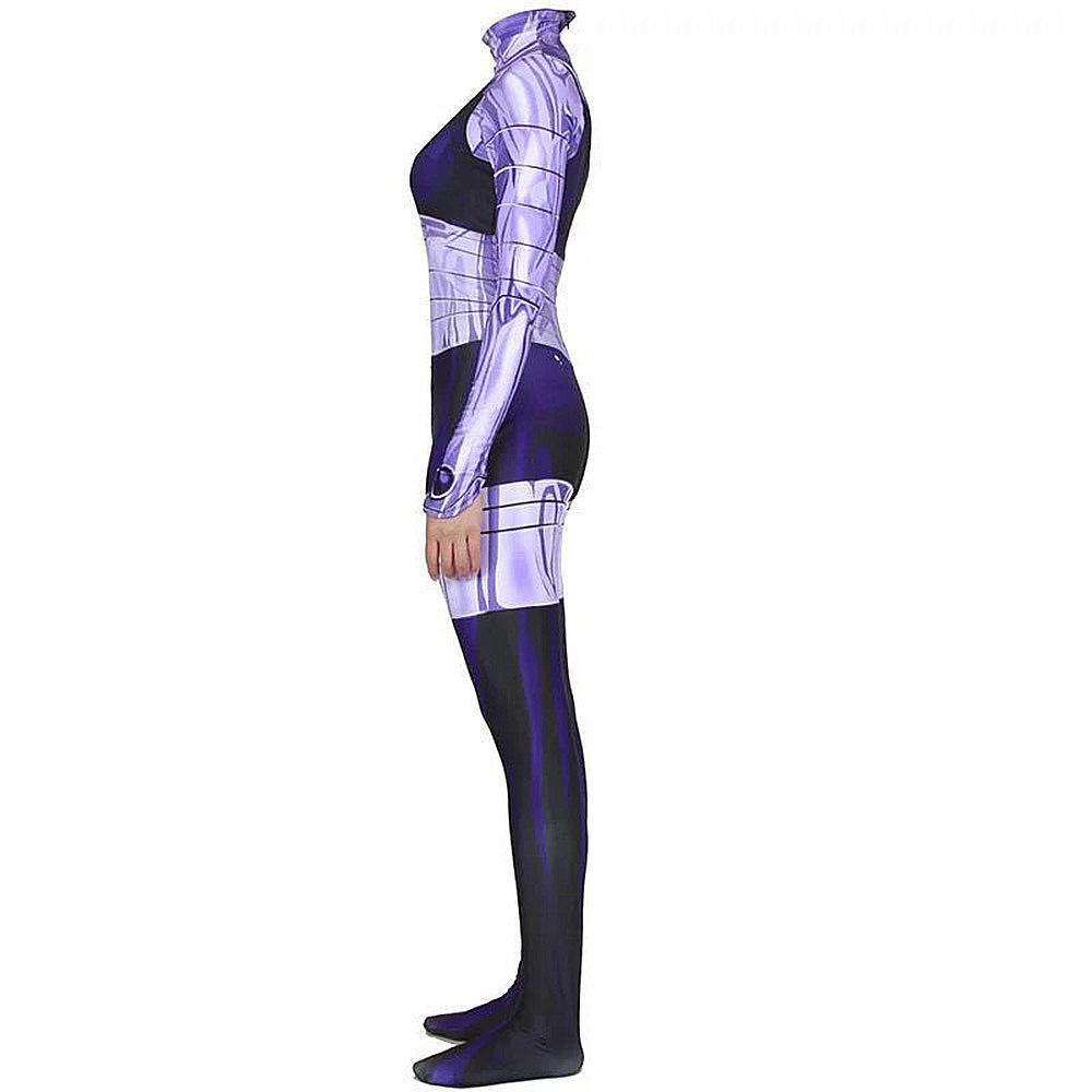 Komand'r Blackfire Costume Jumpsuit Bodysuit Titans Cosplay Halloween - Pajamasbuy