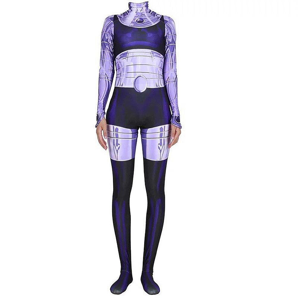 Komand'r Blackfire Costume Jumpsuit Bodysuit Titans Cosplay Halloween - Pajamasbuy