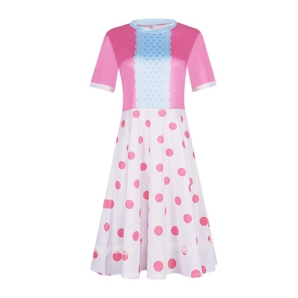 BuyLittle Bo Peep Toy Story Pink Dress Carnival Cosplay Costume For Adult Now Cheaper With 3 - 5 Days Ship - PajamasBuy