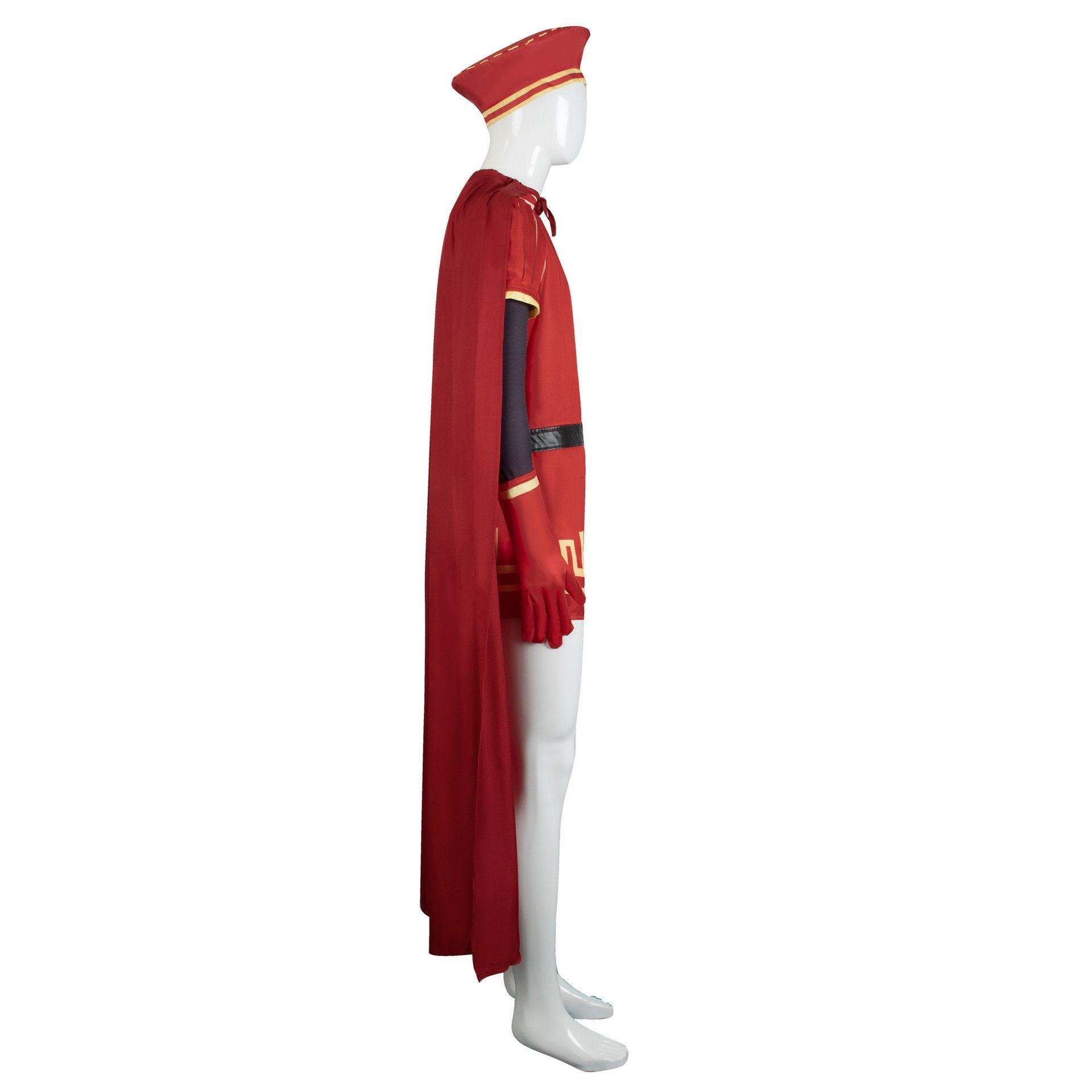 Lord Farquaad Halloween Cosplay Costume Shrek Red Robe Cape - Pajamasbuy