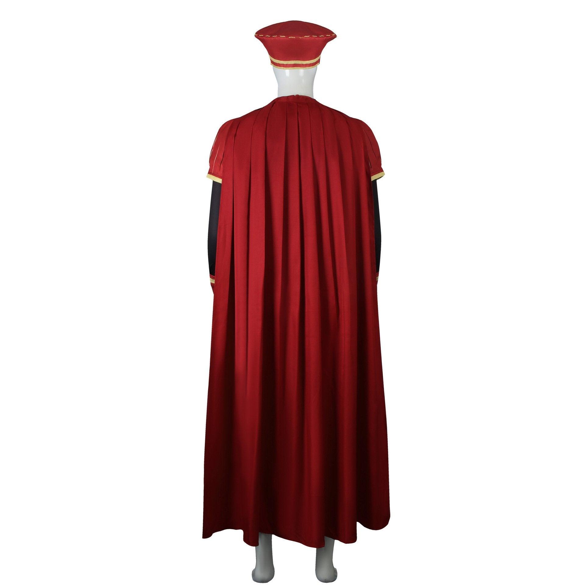 Lord Farquaad Halloween Cosplay Costume Shrek Red Robe Cape - Pajamasbuy