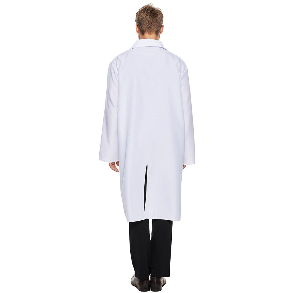 BuyMad Scientist Coat with Wig Halloween carnival costume for Adult Now Cheaper With 3 - 5 Days Ship - PajamasBuy