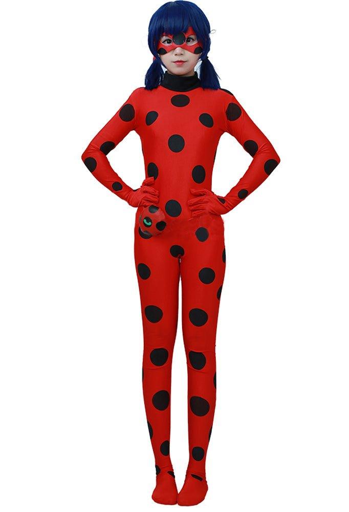 Marinette Dupain Cheng Miraculous Ladybug Cosplay Adult Costume Zentai Kids - Pajamasbuy