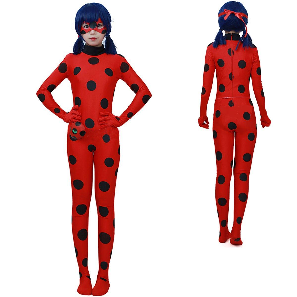 Marinette Dupain Cheng Miraculous Ladybug Cosplay Adult Costume Zentai Kids - Pajamasbuy