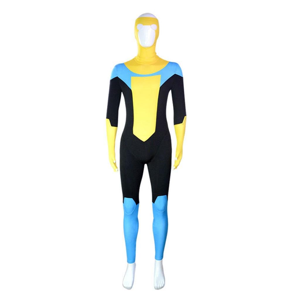 BuyMark Grayson Invincible Costume Bodysuit Zentai Hero Cloak Cosplay Now Cheaper With 3 - 5 Days Ship - PajamasBuy