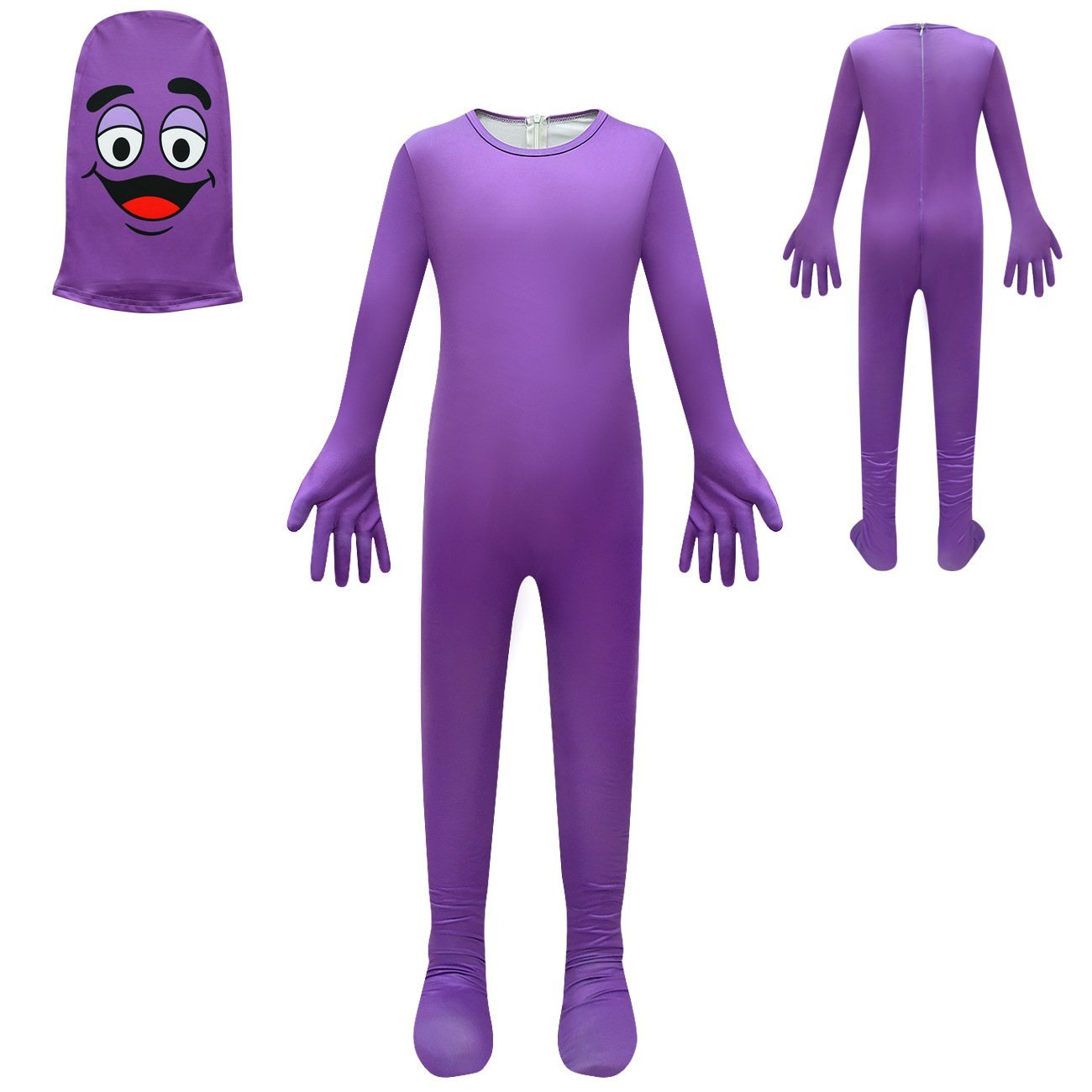 BuyMcDonald's Grimace Shake Costume Kids Boys Girls Cosplay Game Halloween Now Cheaper With 3 - 5 Days Ship - PajamasBuy