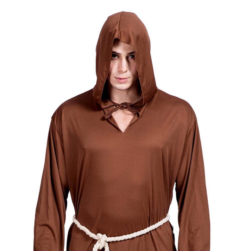 BuyMedieval Monk Robe Priest Robe Halloween Cosplay Stage props show costume Now Cheaper With 3 - 5 Days Ship - PajamasBuy