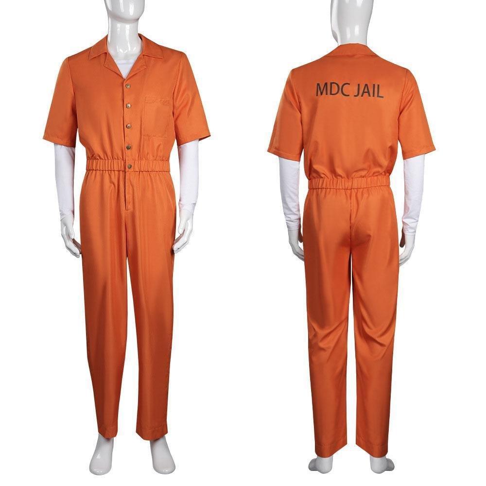 Michael Morbius Prison Jumpsuit Cosplay Costume Prisoner Uniform Halloween Carnival Outfit - Pajamasbuy