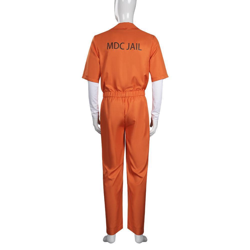 Michael Morbius Prison Jumpsuit Cosplay Costume Prisoner Uniform Halloween Carnival Outfit - Pajamasbuy