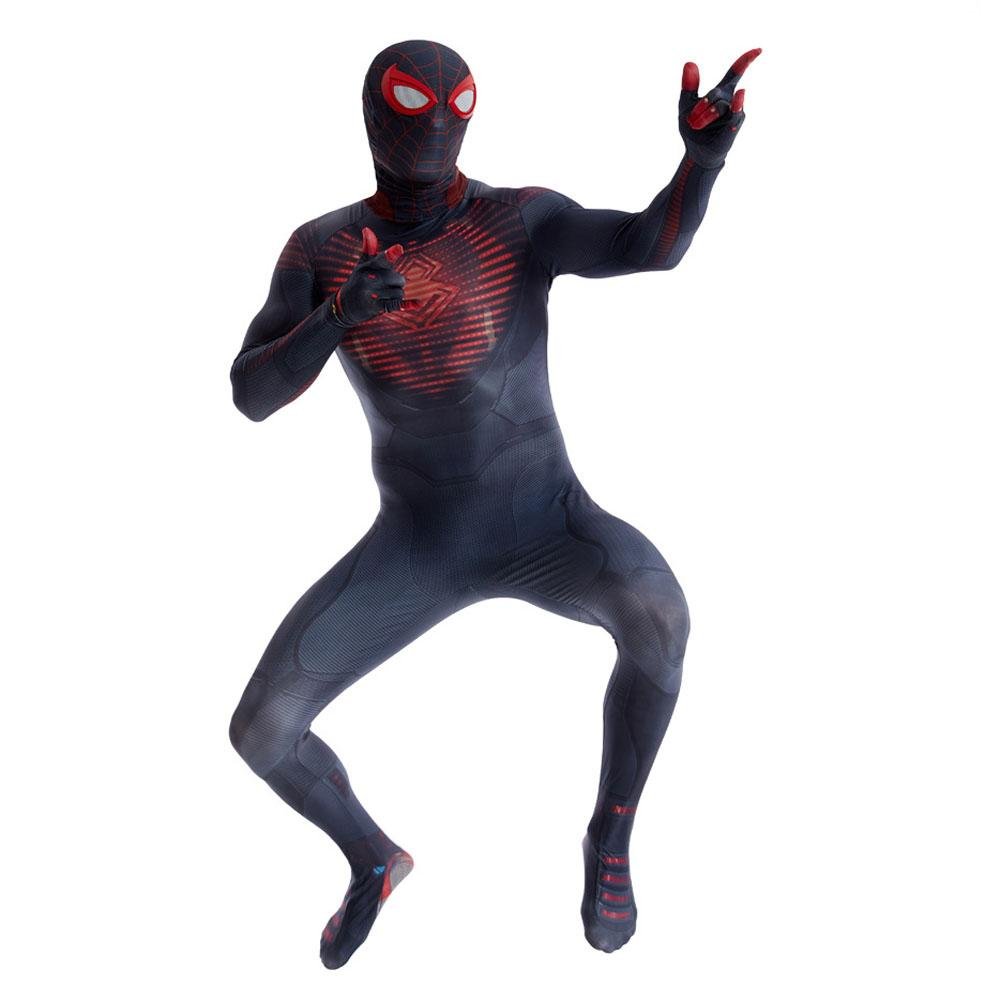 BuyMiles Morales Spider Man PS5 Cosplay Suit Ultimate Costume for Kids and Adults Now Cheaper With 3 - 5 Days Ship - PajamasBuy