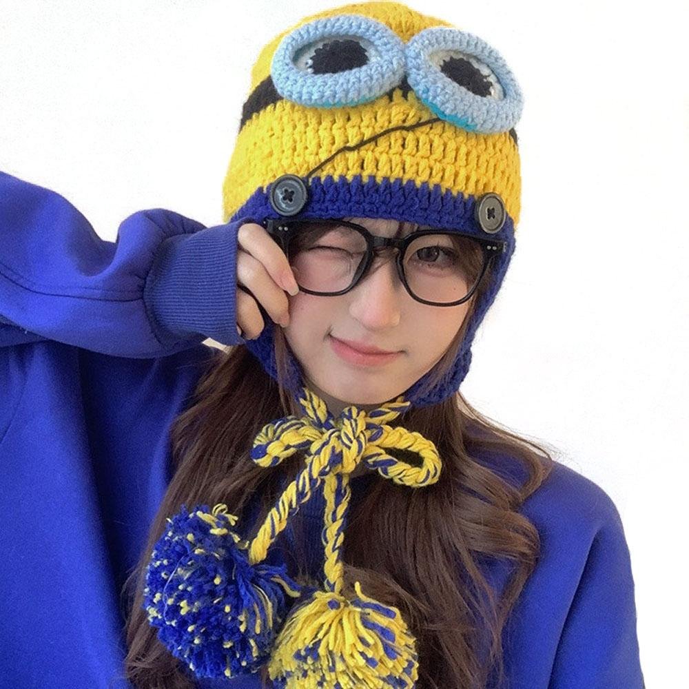 BuyMinions hats for women Baby halloween costume Accessory Warm WinterKnitted Now Cheaper With 3 - 5 Days Ship - PajamasBuy