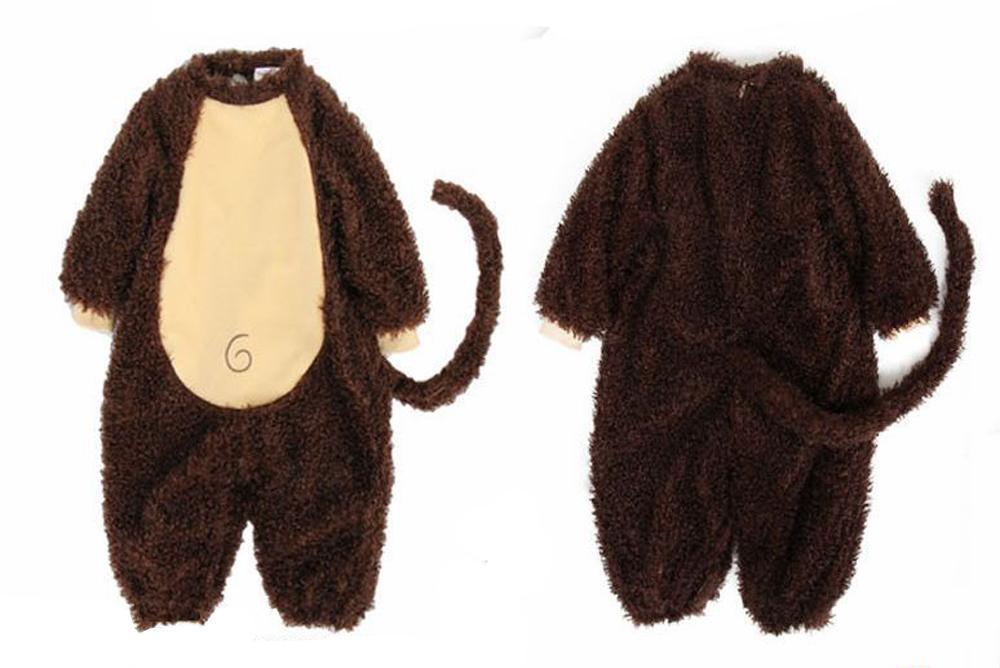 Monkey Romper Baby Infant Toddler Animal Onesie Costume - Pajamasbuy