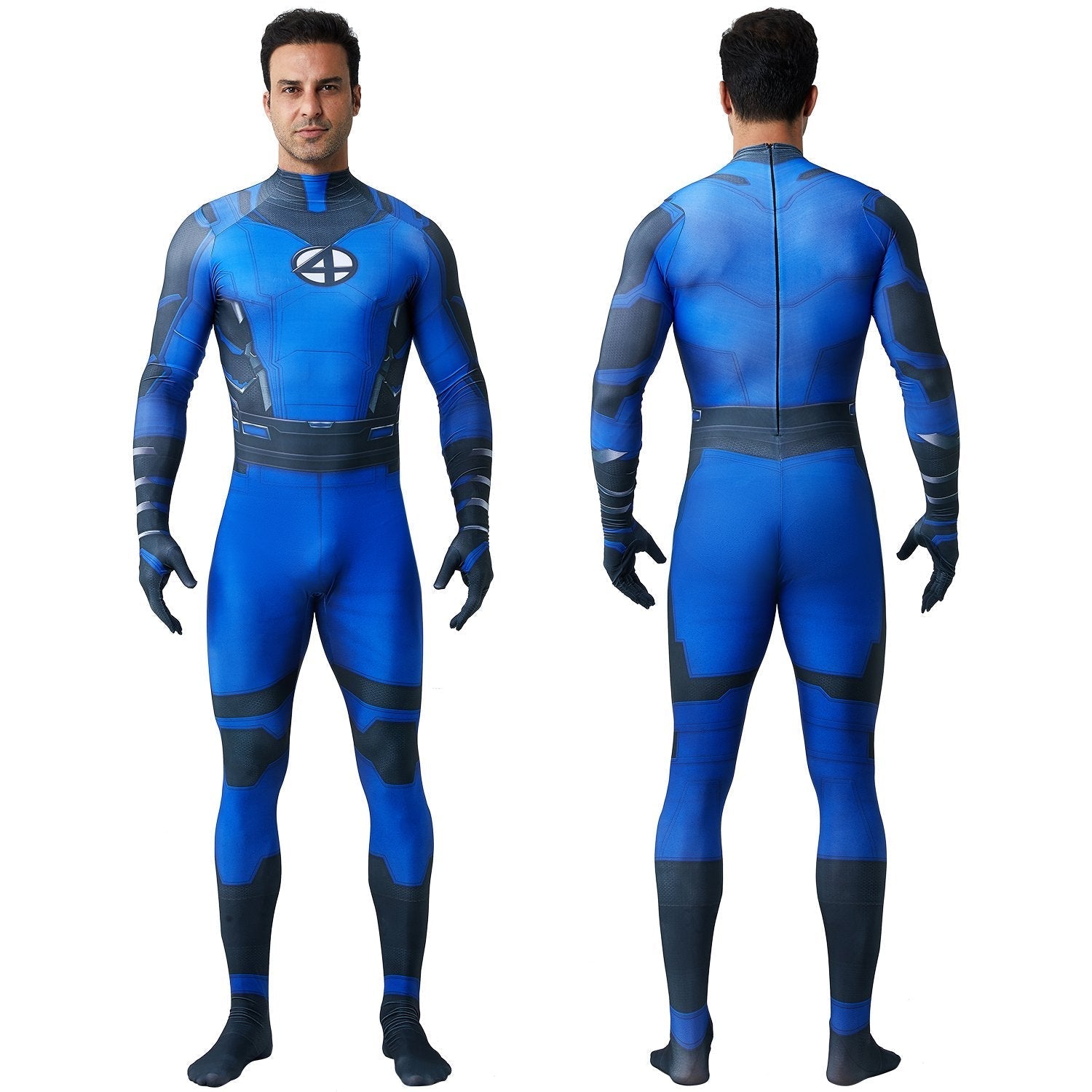 BuyMr. Fantastic Reed Richards Cosplay Zentai Suit for Adults and Kids Now Cheaper With 3 - 5 Days Ship - PajamasBuy