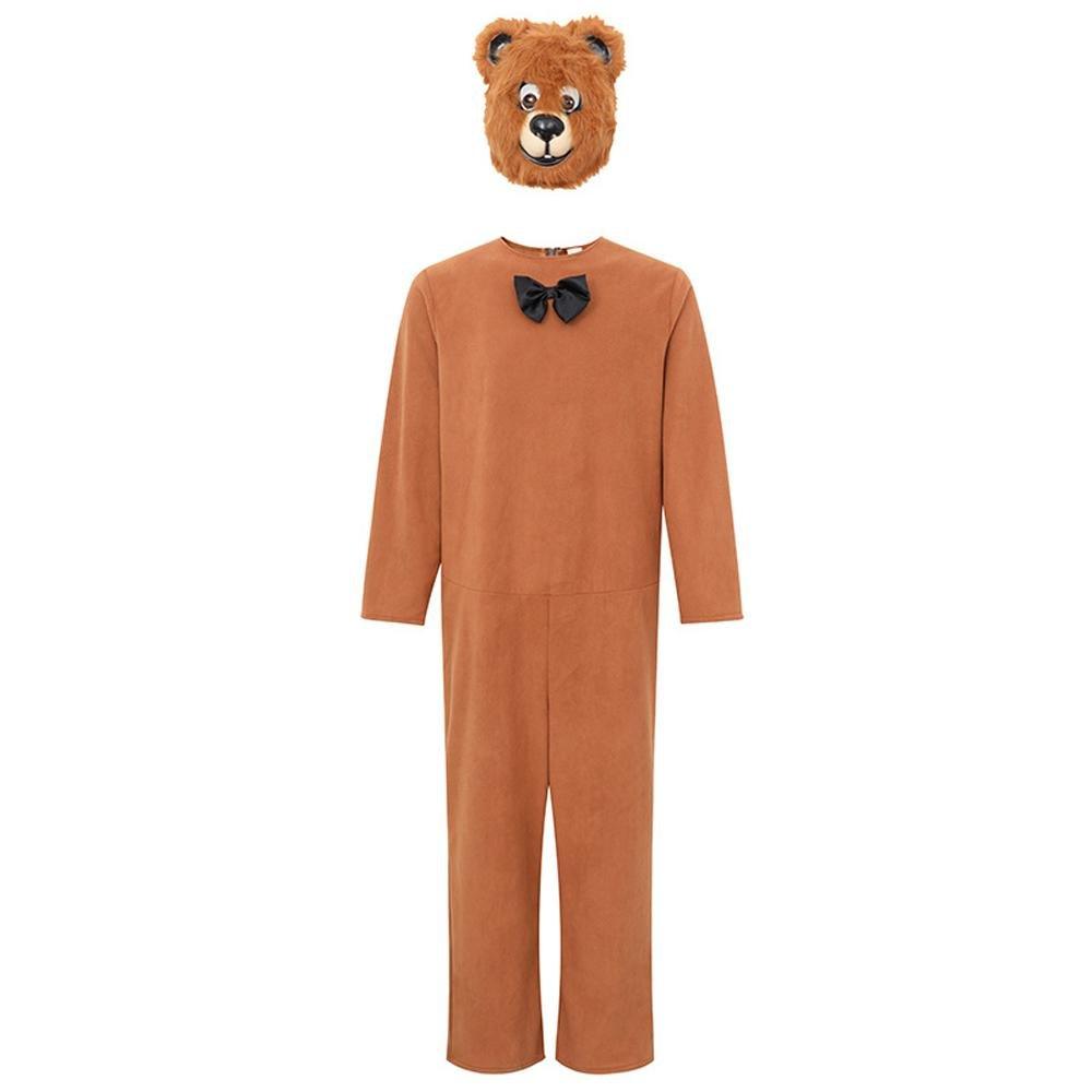 Mr. Smiling Bear Animal Adult Jumpsuit Cosplay Costume Carnival - Pajamasbuy