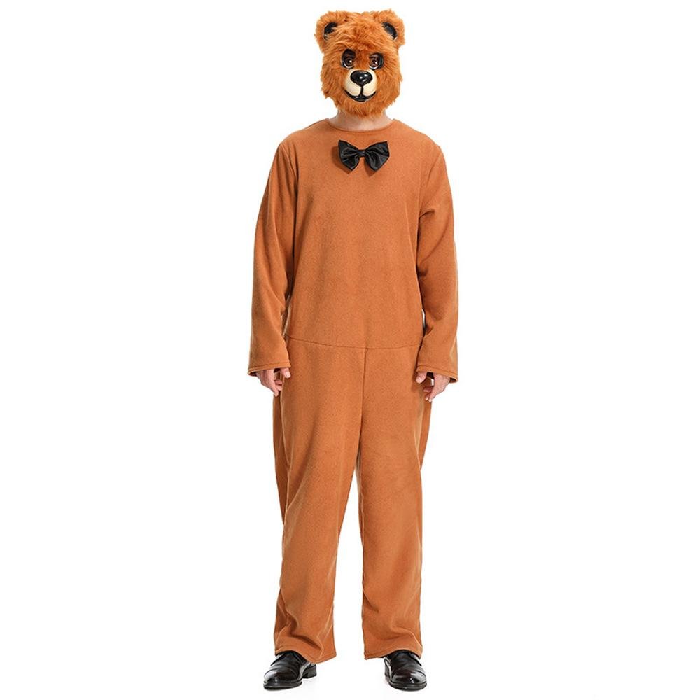 BuyMr. Smiling Bear Animal Adult Jumpsuit Cosplay Costume Carnival Now Cheaper With 3 - 5 Days Ship - PajamasBuy