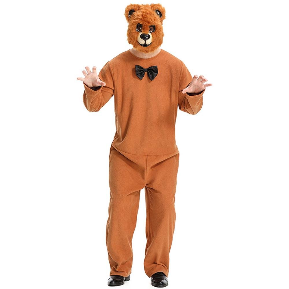 BuyMr. Smiling Bear Animal Adult Jumpsuit Cosplay Costume Carnival Now Cheaper With 3 - 5 Days Ship - PajamasBuy