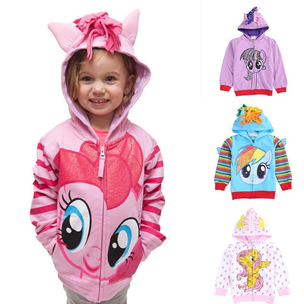 BuyMy Little Pony Cartoon Zipper Hoodie Sweatshirt Coat Jacket Now Cheaper With 3 - 5 Days Ship - PajamasBuy