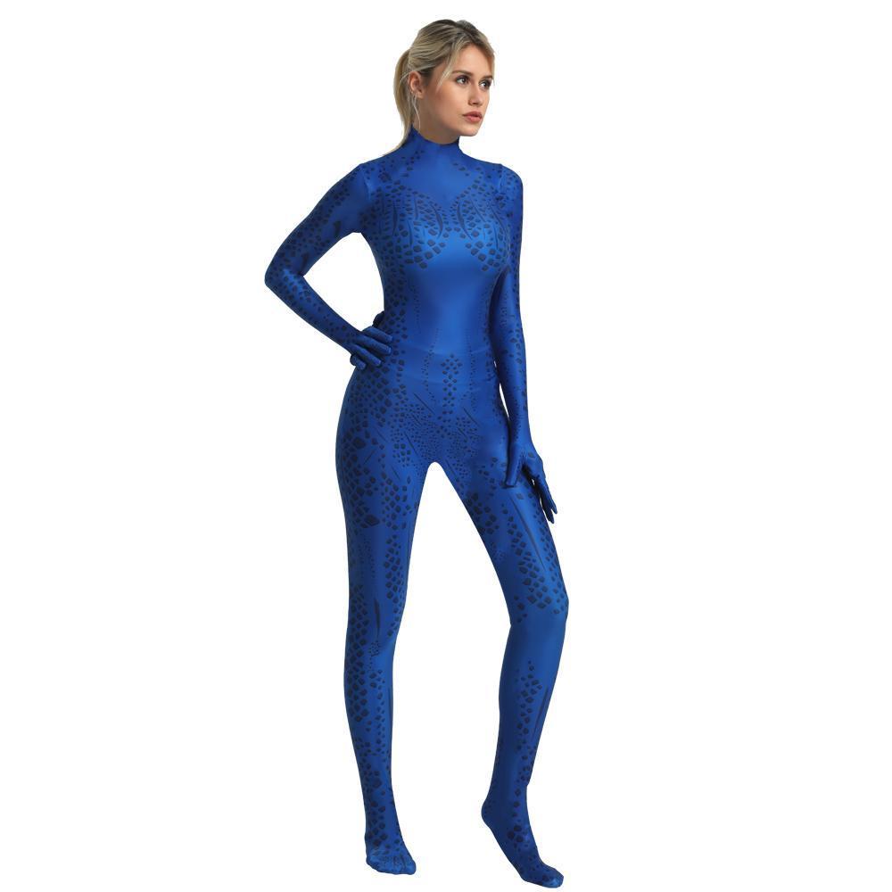 BuyMystique Outfits Halloween Cosplay Costume Bodycon Jumpsuit Now Cheaper With 3 - 5 Days Ship - PajamasBuy