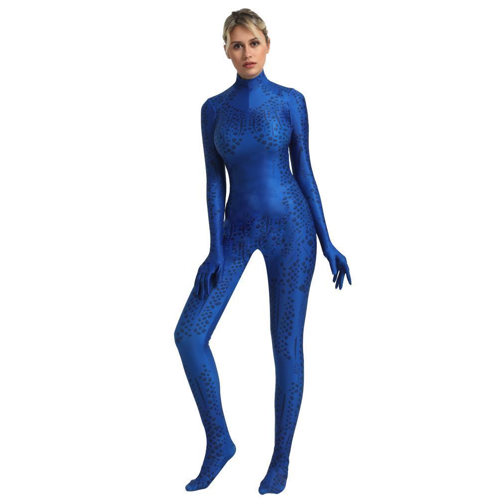 BuyMystique Outfits Halloween Cosplay Costume Bodycon Jumpsuit Now Cheaper With 3 - 5 Days Ship - PajamasBuy