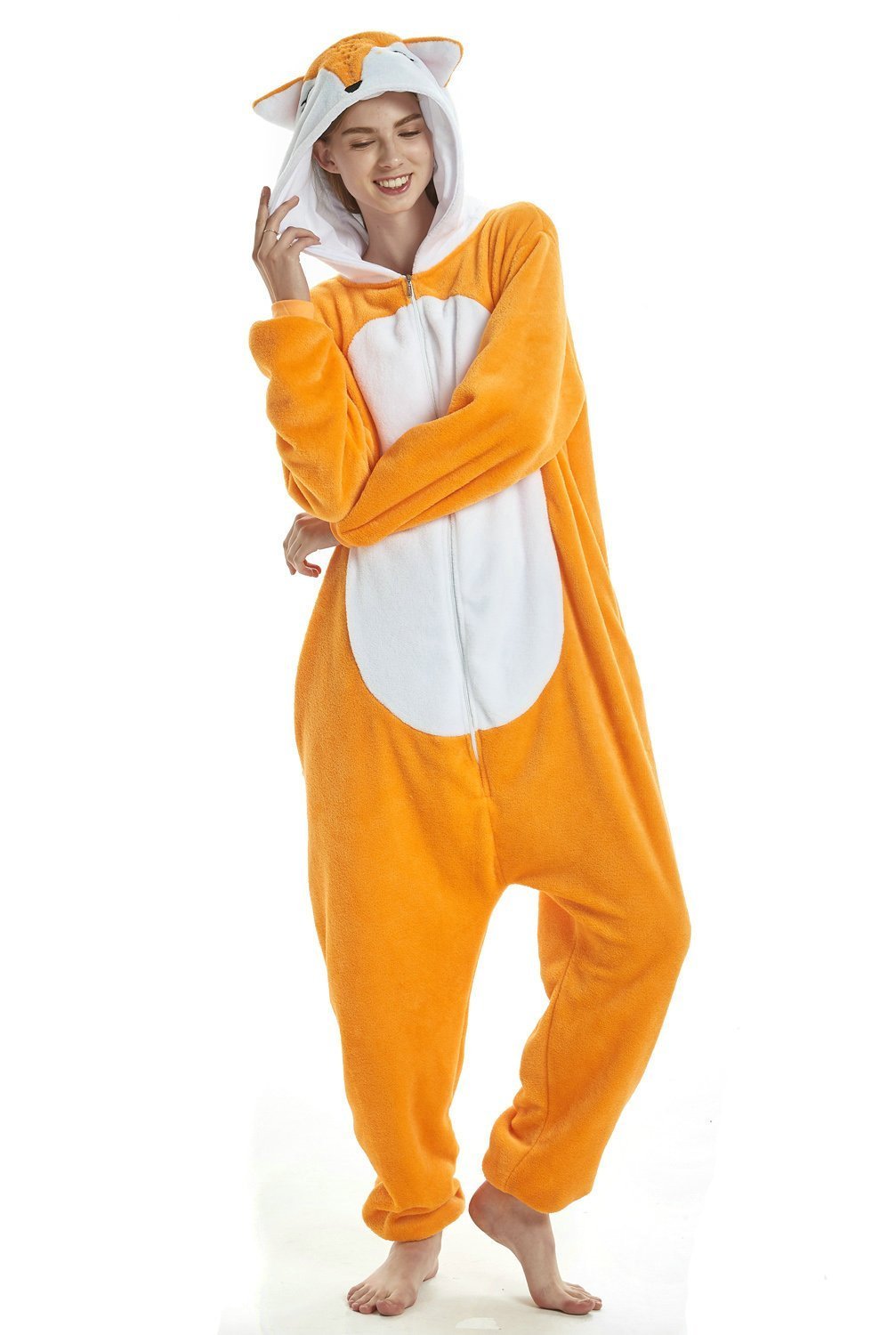 BuyNew Fox Kigurumi Onesies Pajamas For Adult Costumes Now Cheaper With 3 - 5 Days Ship - PajamasBuy