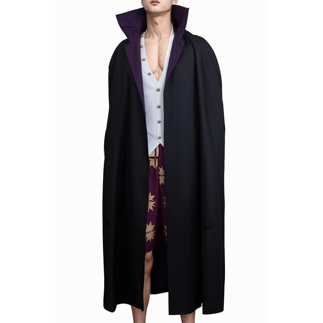 One piece Dracule Mihawk Costume anime cosplay - Pajamasbuy