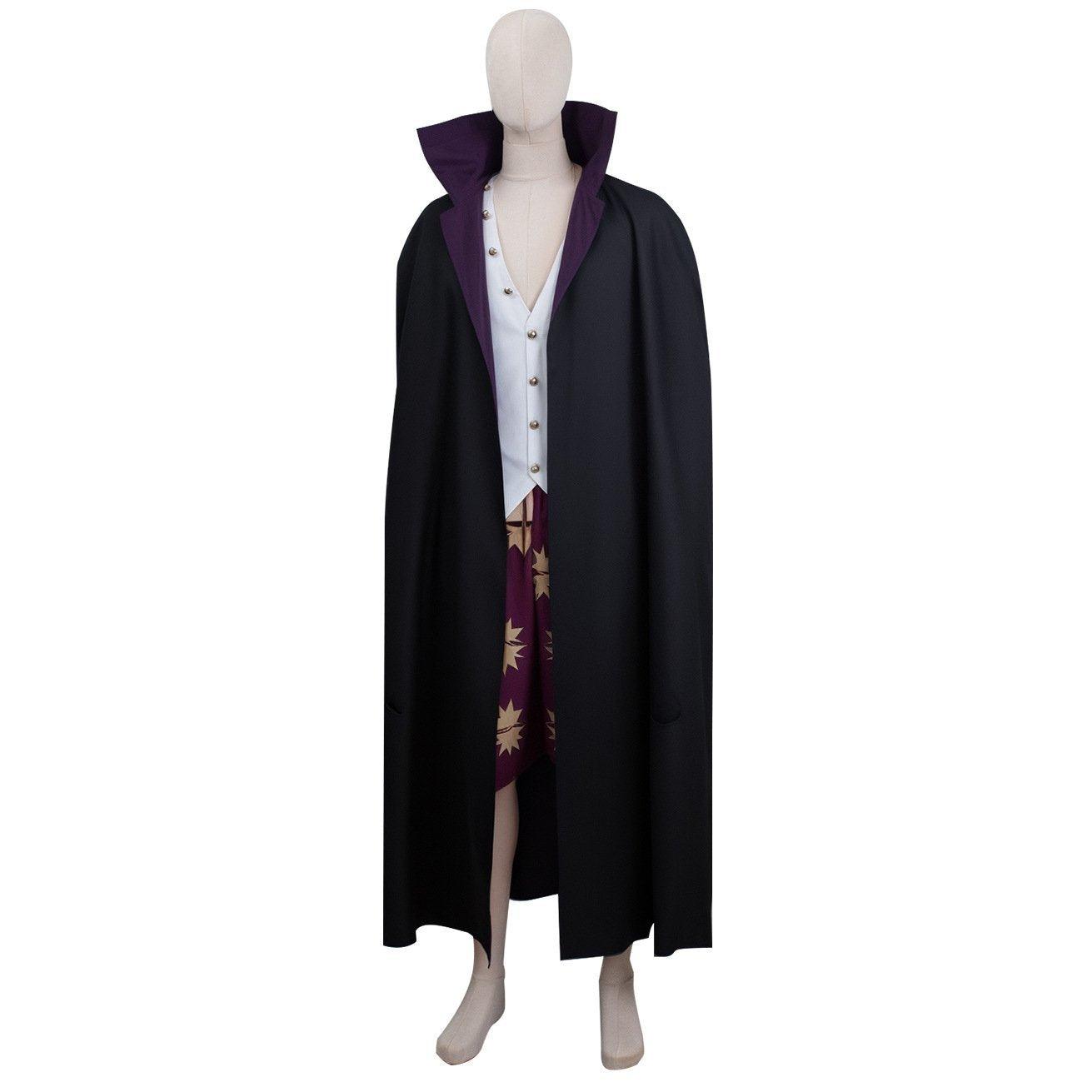 One piece Dracule Mihawk Costume anime cosplay - Pajamasbuy