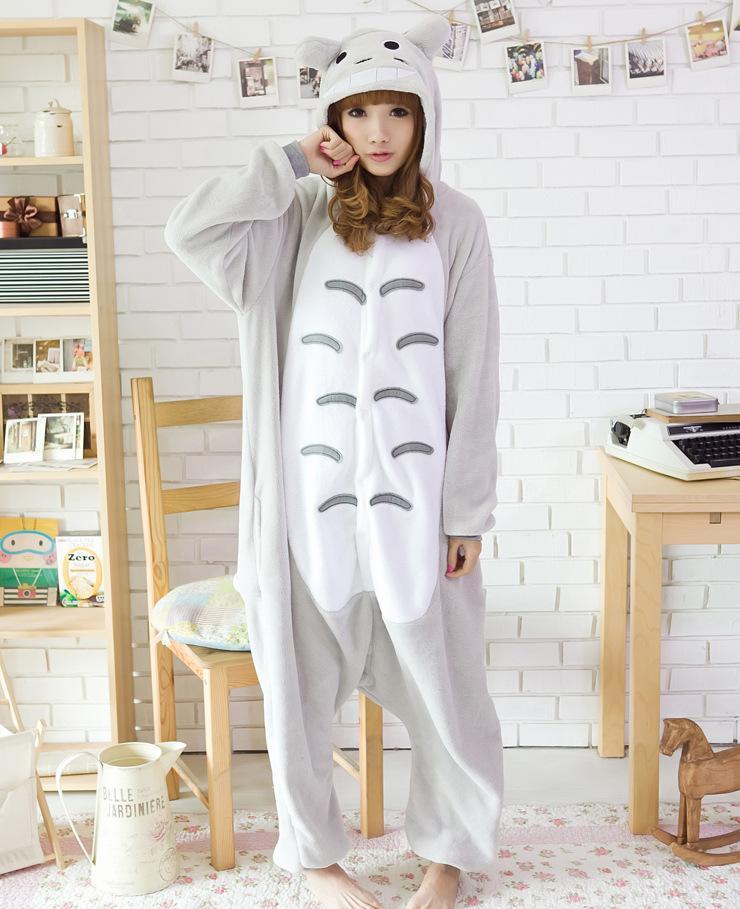 BuyOnesies Hoodie Totoro Pajamas Animal Costume Kigurumi Now Cheaper With 3 - 5 Days Ship - PajamasBuy