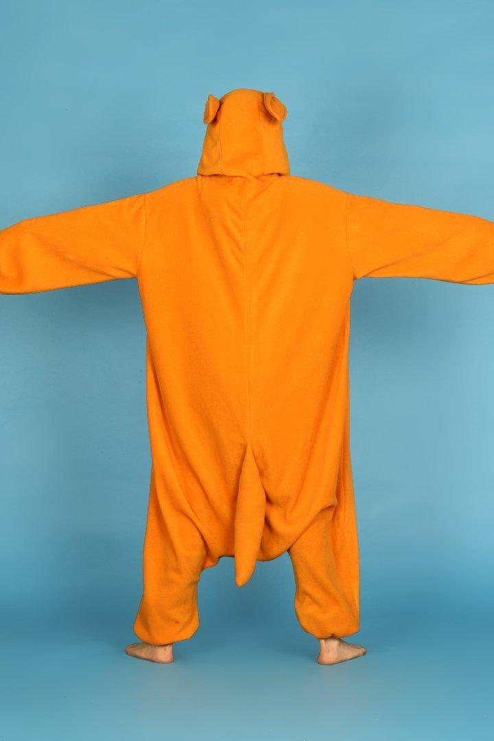 Orange Kangaroo Onesies Hoodie Kigurumi Costume Pajamas - Pajamasbuy