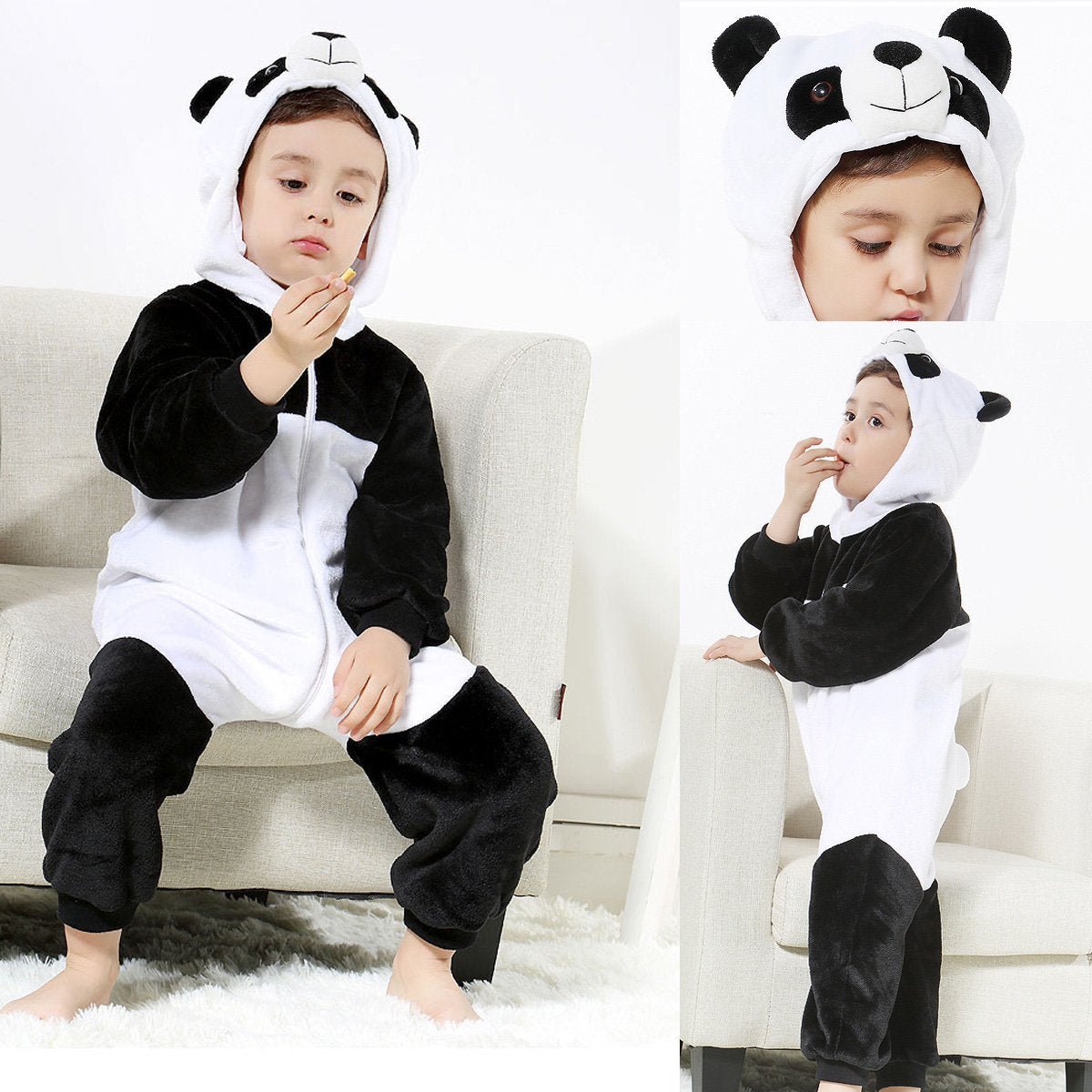 BuyPanda Kigurumi Baby Infant Toddler Animal Onesie Costume Now Cheaper With 3 - 5 Days Ship - PajamasBuy