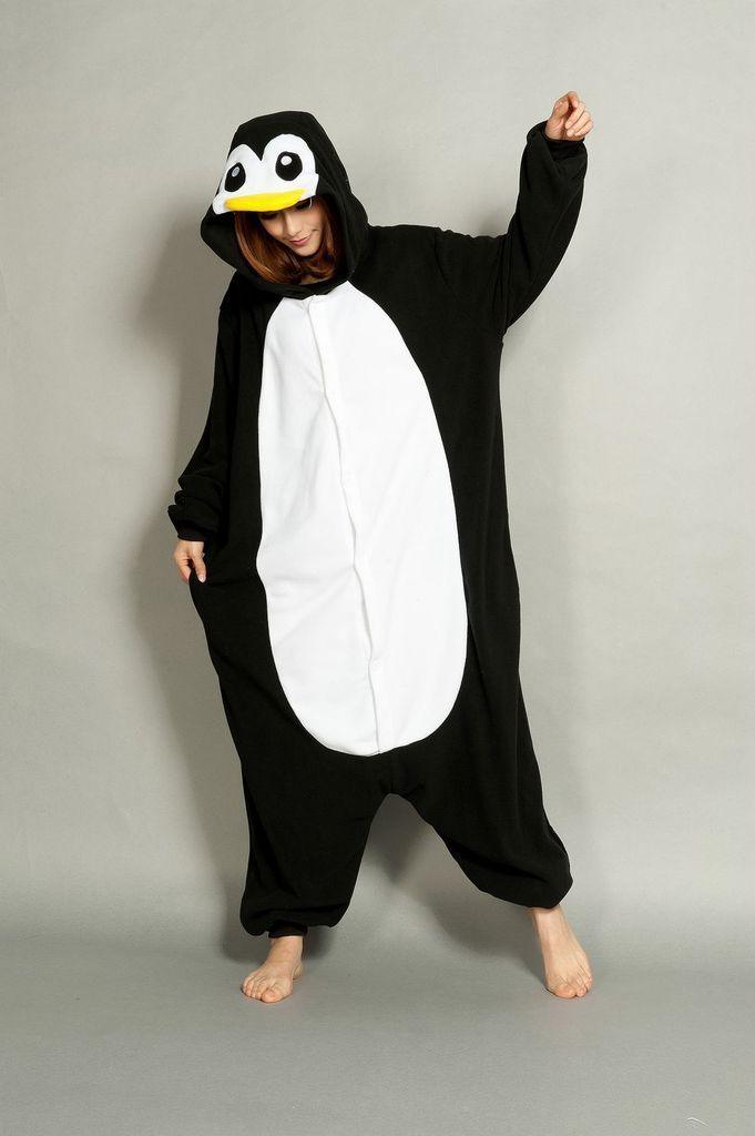 Penguin Onesies Hoodie Pajamas Animal Kigurumi Costume - Pajamasbuy