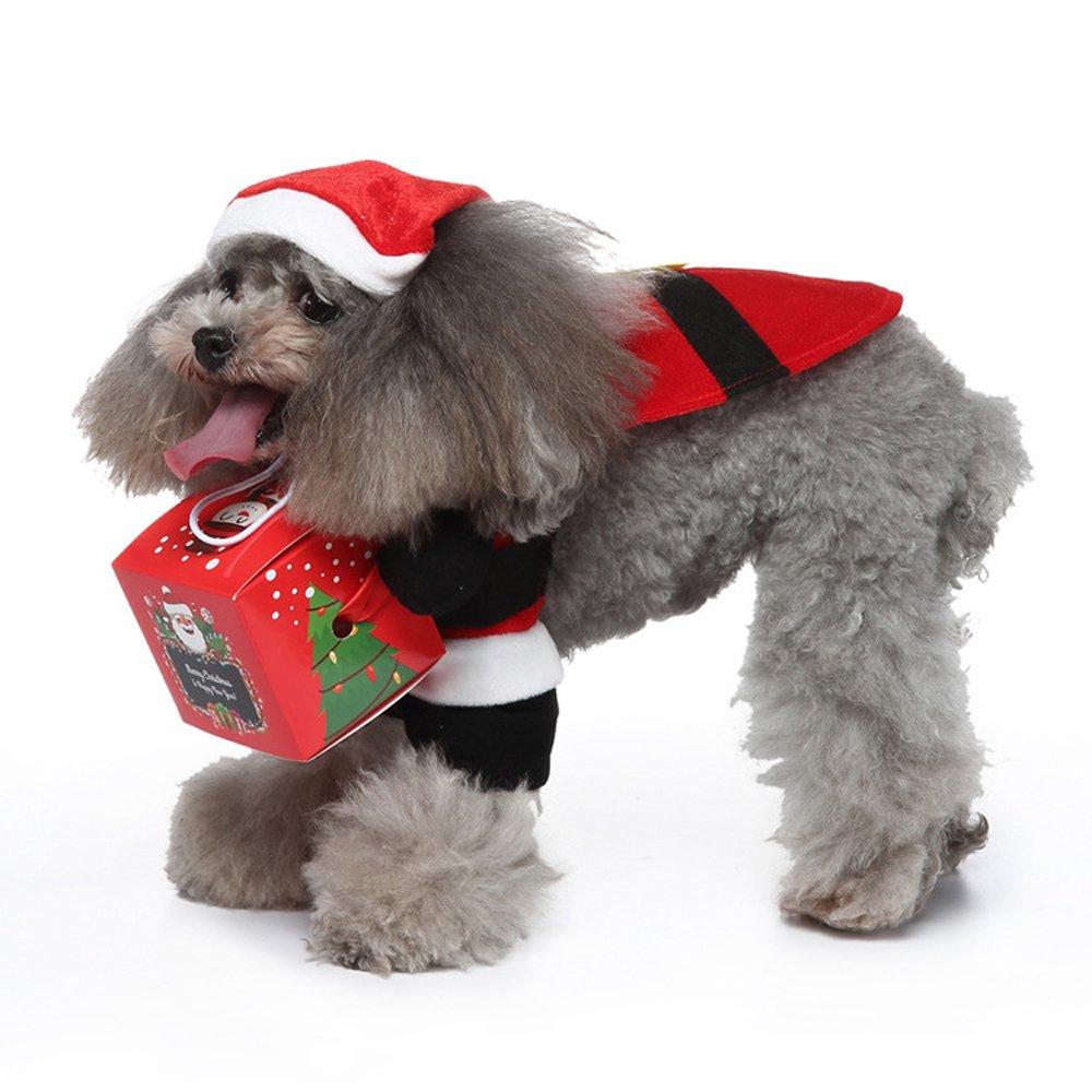 BuyPet Christmas Costumes Standing Funny Upright Clothes for Dogs Now Cheaper With 3 - 5 Days Ship - PajamasBuy