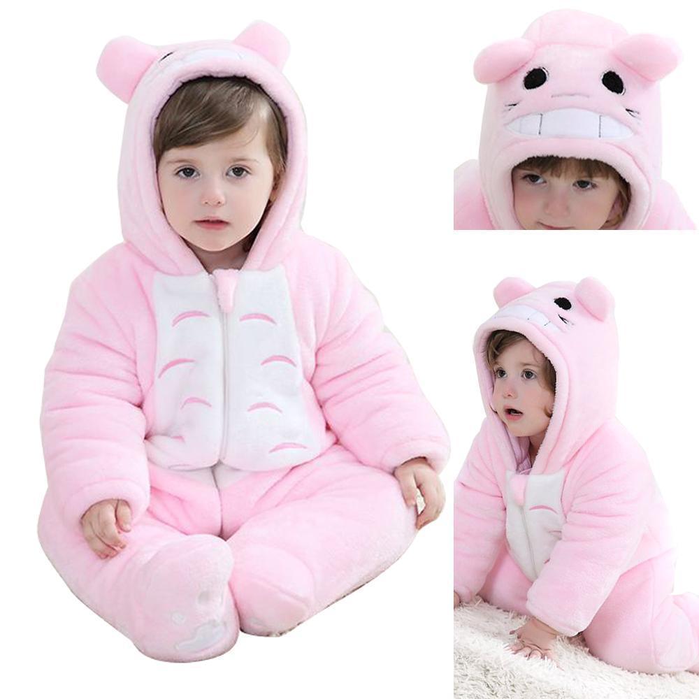 Pink Totoro Baby Infant Toddler Animal onesies Costumes - Pajamasbuy